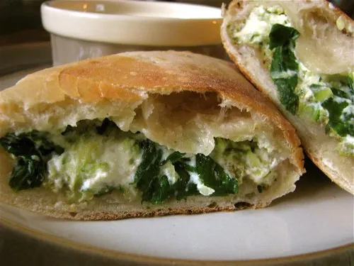 Calzones with Pesto