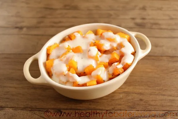 Individual Butternut Squash Lasagna with Goat Cheese Sauce