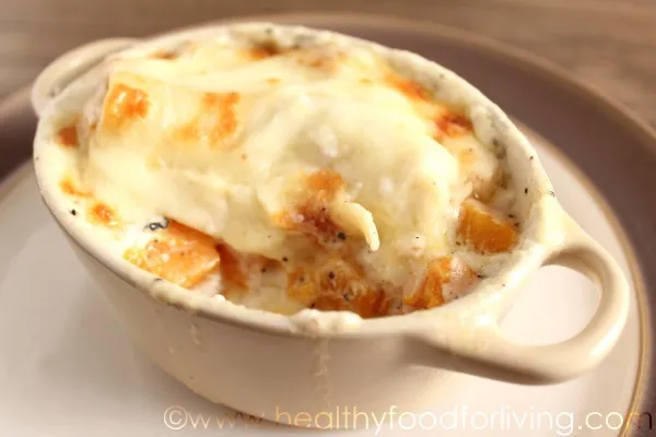 Individual Butternut Squash Lasagna with Goat Cheese Sauce