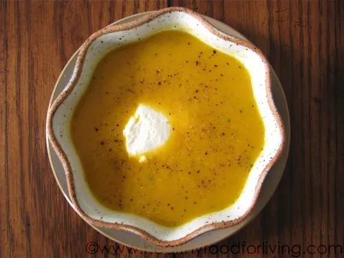 Sweet Potato Zucchini Vichyssoise