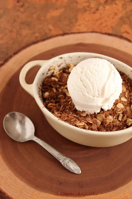 Apple Crisp for One

