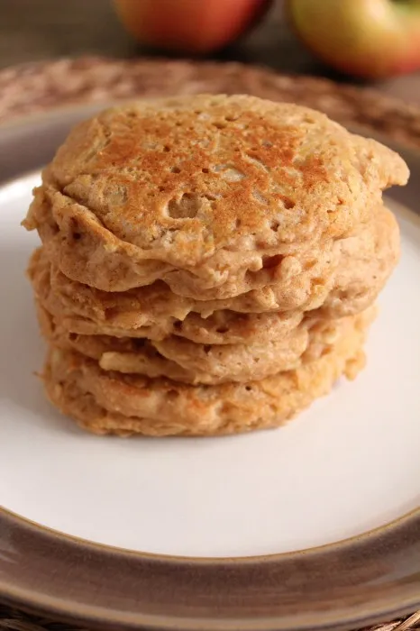 IMG 0969 466x700 1 Apple Cinnamon Pancakes for One