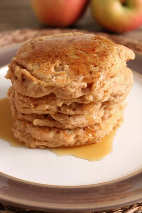 IMG 0972 466x700 1 Apple Cinnamon Pancakes for One