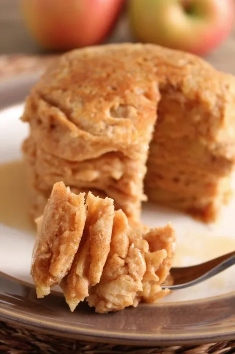 IMG 0975 466x700 1 Apple Cinnamon Pancakes for One