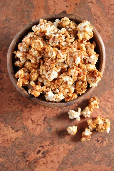 Salted Peanut Butter Caramel Corn

