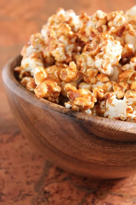 Salted Peanut Butter Caramel Corn


