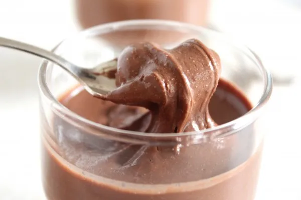 IMG 1736 600x400 1 Chocolate Almond Cheesecake Pudding