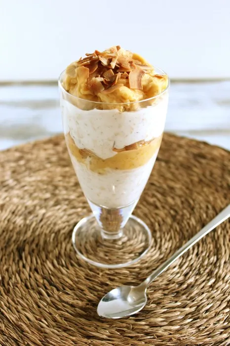 Coconut & Mango Oats Parfait