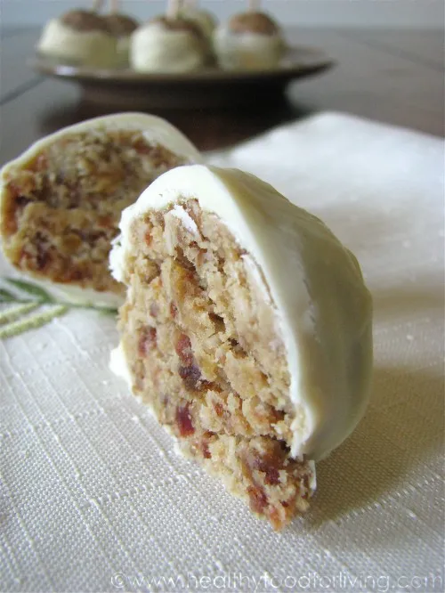 White Chocolate Cake Batter Truffle Pops