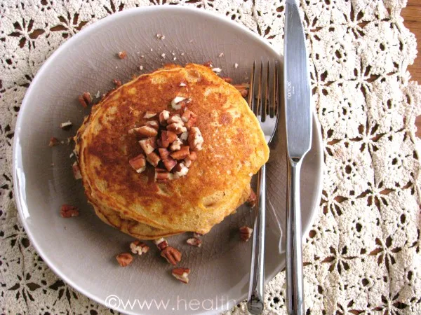 Sweet Potato Pie Pancakes for One

