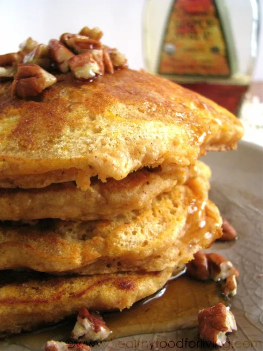 Sweet Potato Pie Pancakes for One

