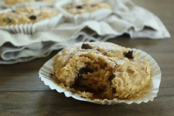 IMG 3922 600x400 1 Chocolate Chip Buttermilk Pancake Muffins