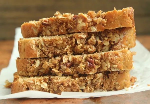 Maple Pecan Streusel Bread