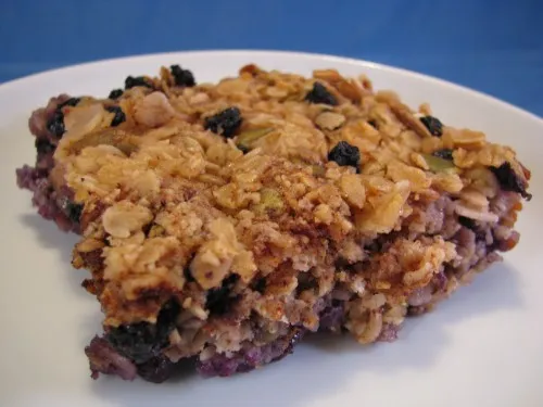 Blueberry-Coconut Baked Oatmeal