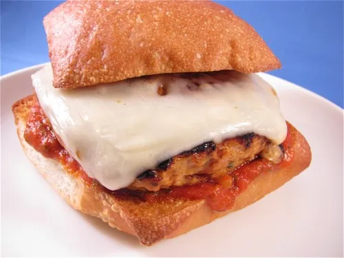 Chicken Parmesan Burgers