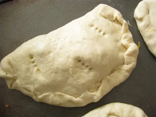 Taco Calzones with Avocado Cream