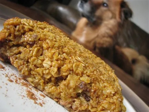 Pumpkin & Caramelized Banana Baked Oatmeal