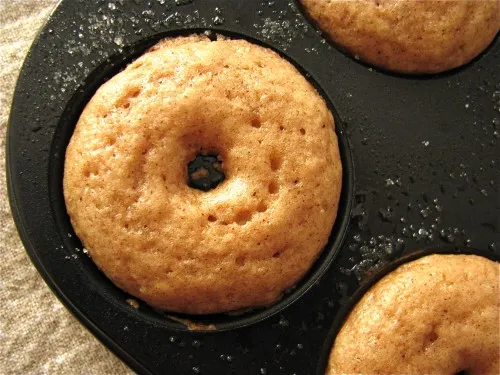 Baked Mini Apple Cider Doughnuts