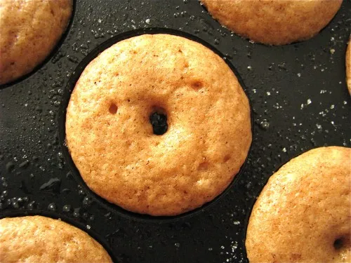 Baked Mini Apple Cider Doughnuts