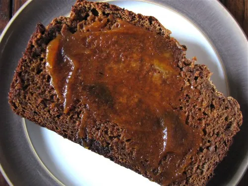 Pumpkin Banana Gingerbread with Chocolate Chips

