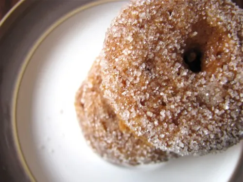 Baked Mini Sugared Gingerbread Doughnuts [and Doughnut Muffins