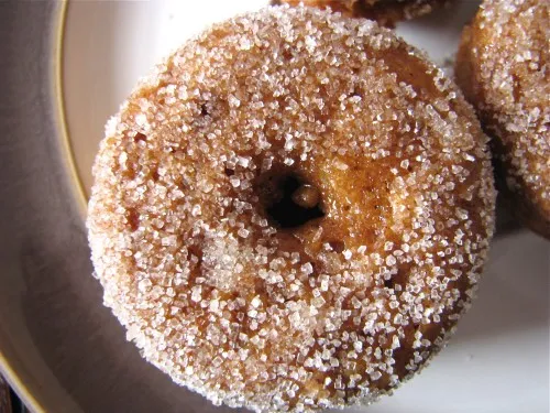 Baked Mini Sugared Gingerbread Doughnuts [and Doughnut Muffins