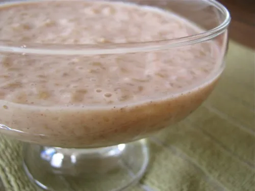 Eggnog Brown Rice Pudding
