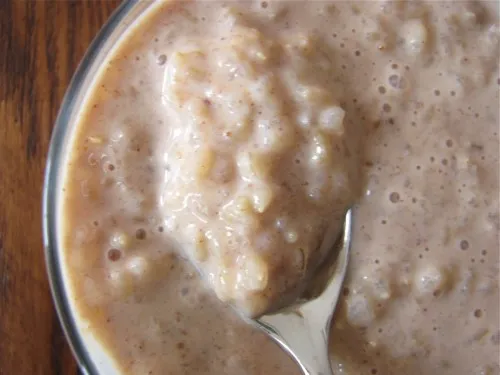 Eggnog Brown Rice Pudding
