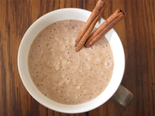 Eggnog Brown Rice Pudding
