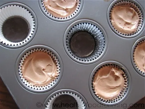 Individual Mint Chocolate Cheesecakes
