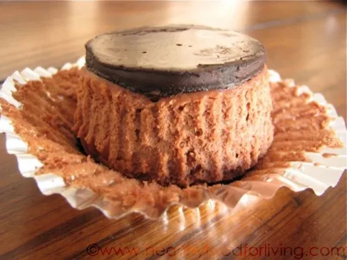 Individual Mint Chocolate Cheesecakes
