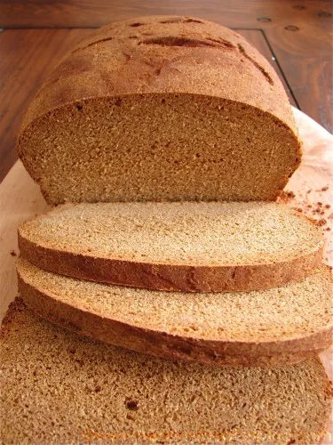 100% Whole Wheat Anadama Bread
