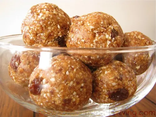 Oatmeal Raisin Cookie Dough “Truffles”