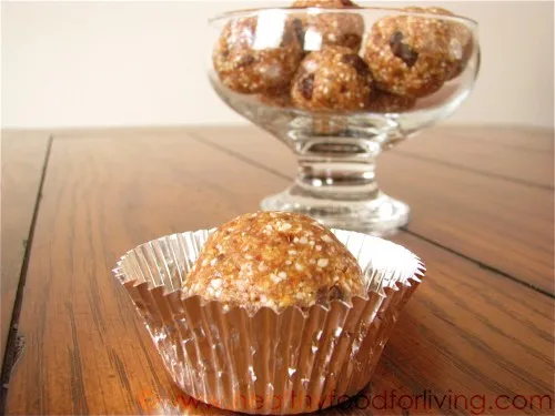 Oatmeal Raisin Cookie Dough “Truffles”