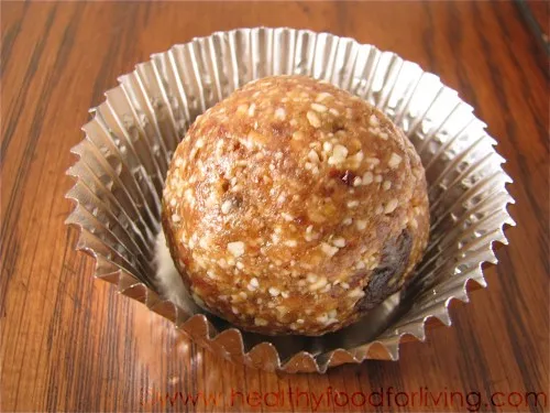 Oatmeal Raisin Cookie Dough “Truffles”