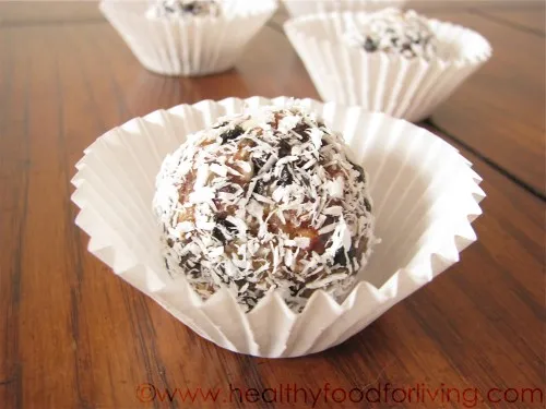 Blueberry Coconut Pie “Truffles”