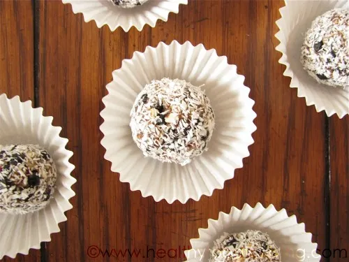 Blueberry Coconut Pie “Truffles”