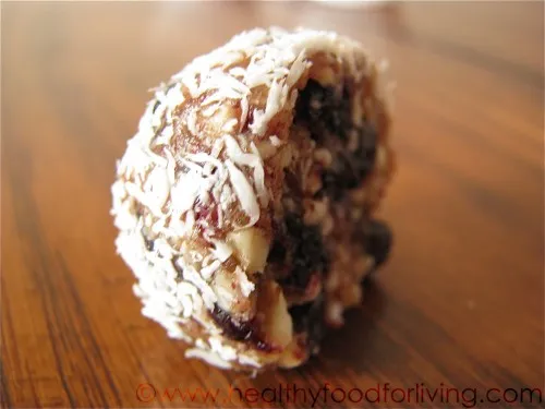 Blueberry Coconut Pie “Truffles”