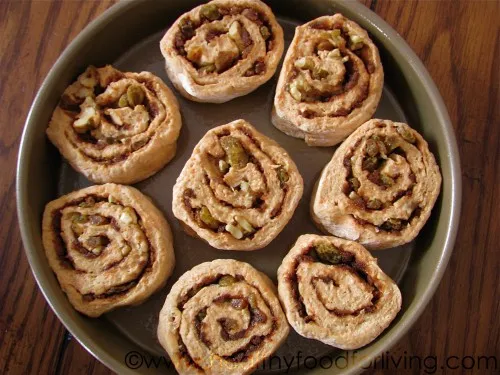 Carrot Cake Cinnamon Rolls with Cream Cheese Glaze