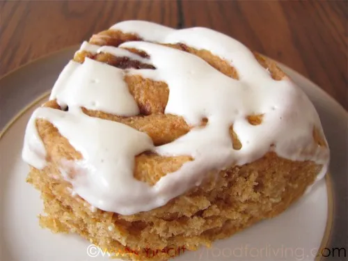 Carrot Cake Cinnamon Rolls with Cream Cheese Glaze