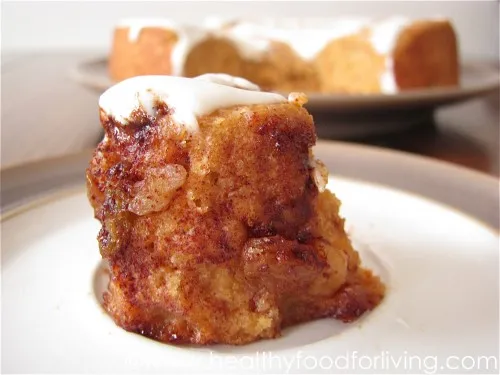 Carrot Cake Cinnamon Rolls with Cream Cheese Glaze