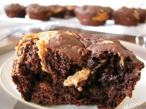 Chocolate Peanut Butter Banana Muffins

