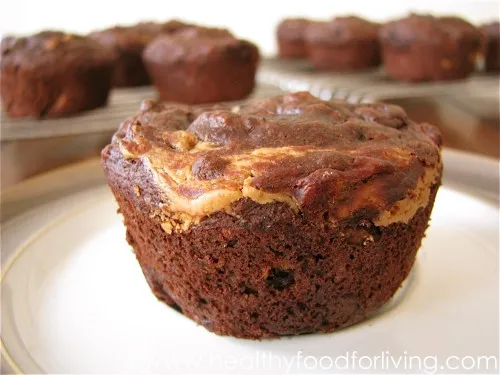 Chocolate Peanut Butter Banana Muffins

