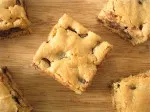 Peanut Butter Chocolate Chip Cookie Bars 1 Super Bowl Recipe Round-Up