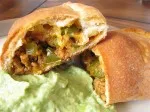 Taco Calzones With Avocado Cream 1 Super Bowl Recipe Round-Up
