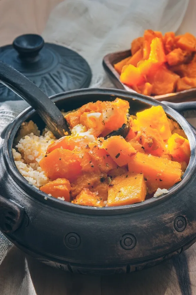 Winter Squash Wheat Berry Risotto1 Winter Squash Wheat Berry Risotto