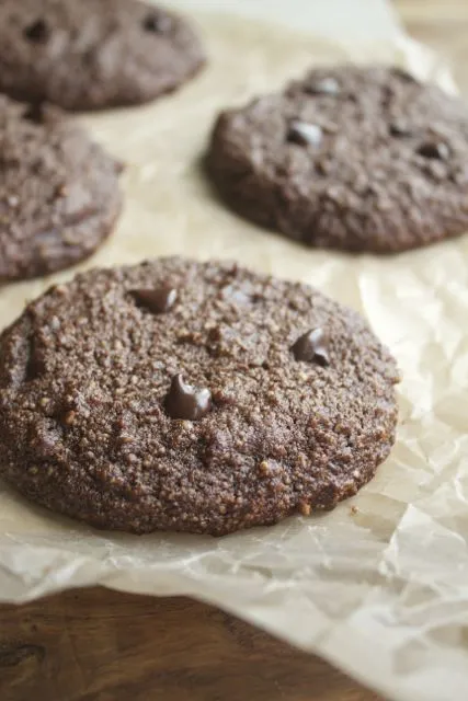 Paleo Double Chocolate Peppermint Cookies