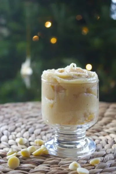 White Chocolate Eggnog “Butter”

