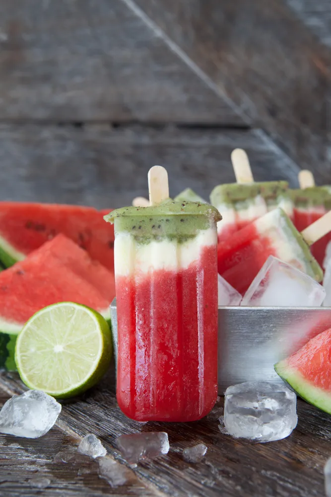 Melon Yogurt Popsicles