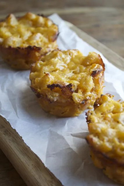 Sweet Potato Mac2 Sweet Potato Mac & Cheese Cups {Toddler Approved}